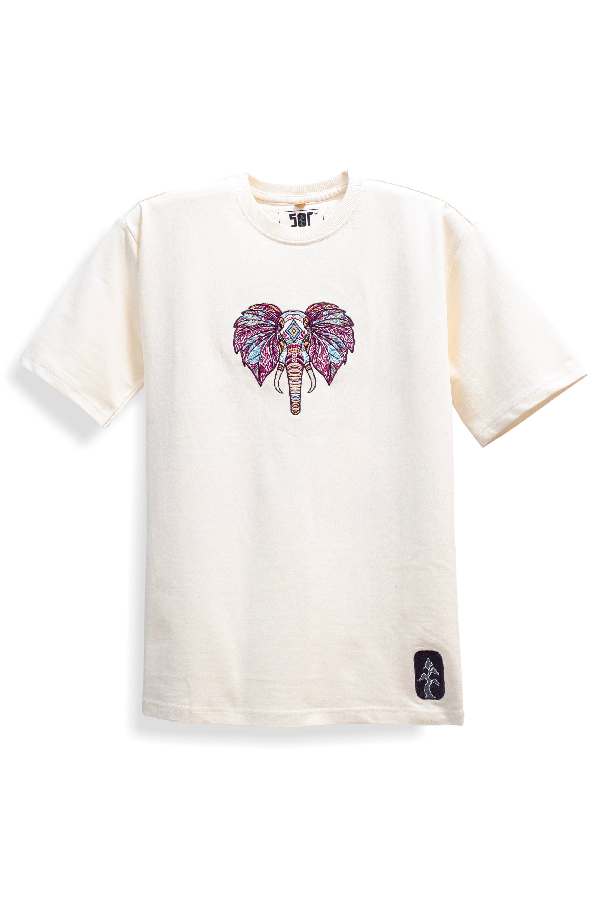 Embroidery Oversized T-shirt MYSTIC JUMBO