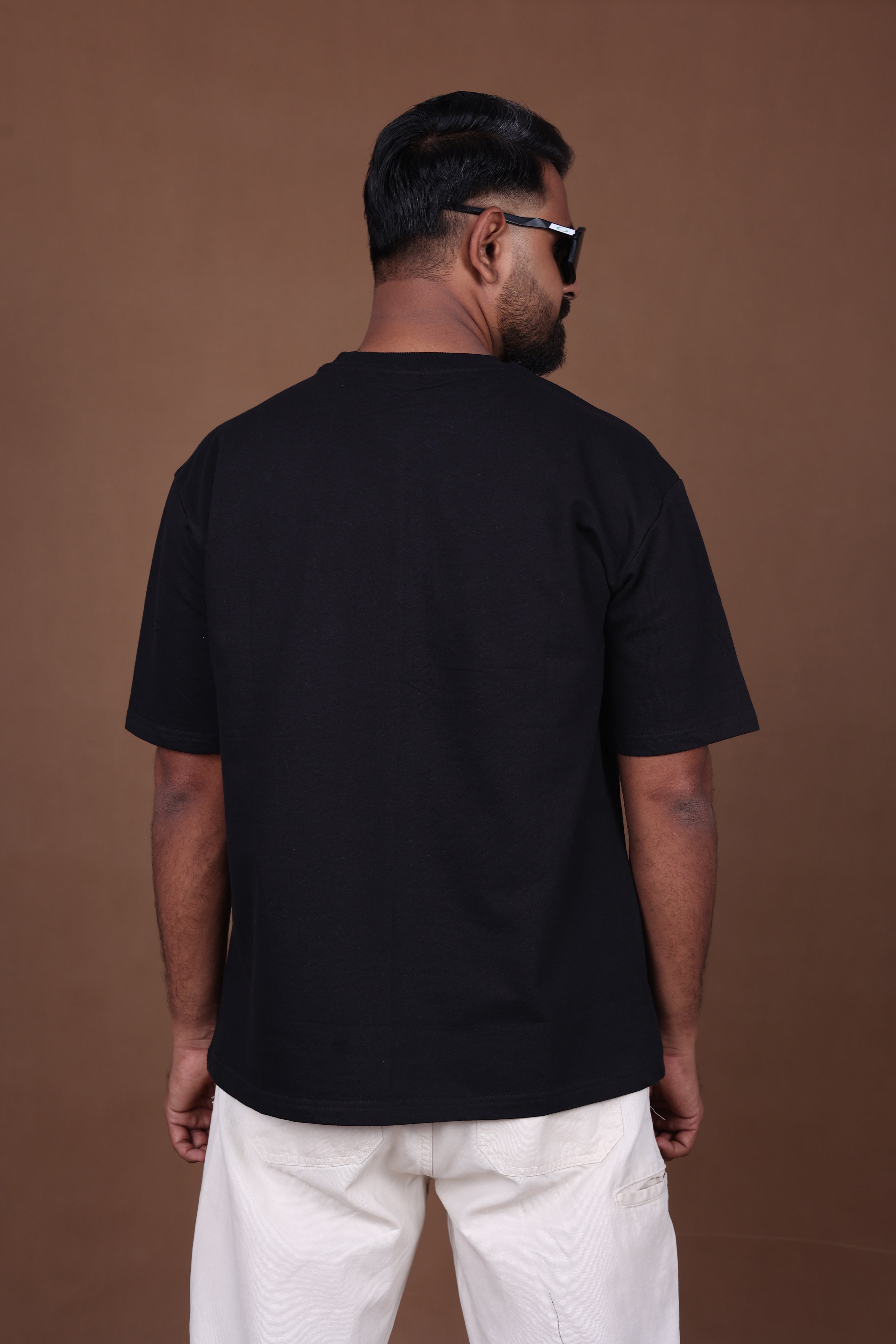 Printed Oversized T-shirt | Trendy Listen Dream Quote Graphic Streetwear | Black T-Shirt