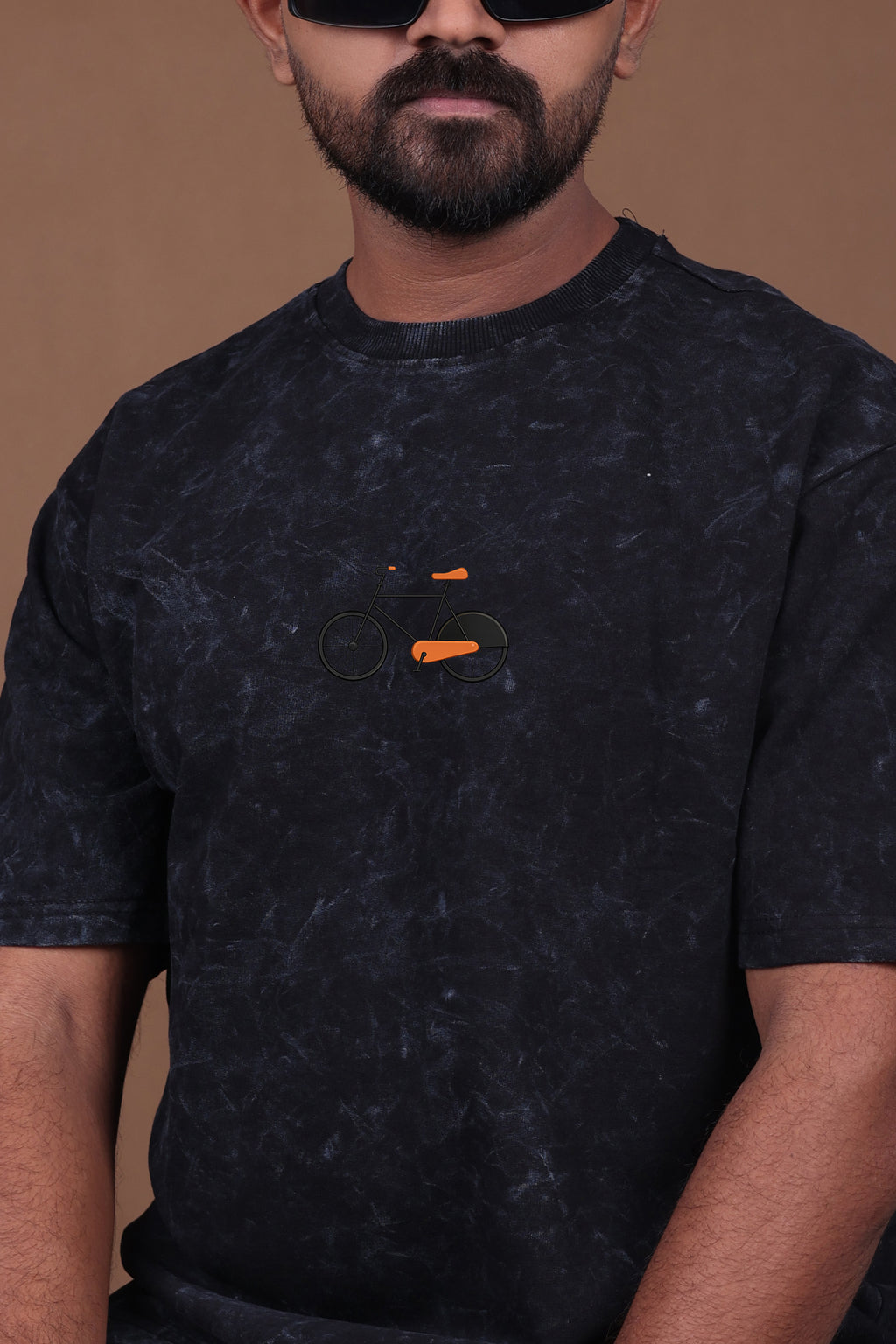 Printed Oversized T-shirt | Premium Japanese Street Art | Acid Wash Black T-Shirt