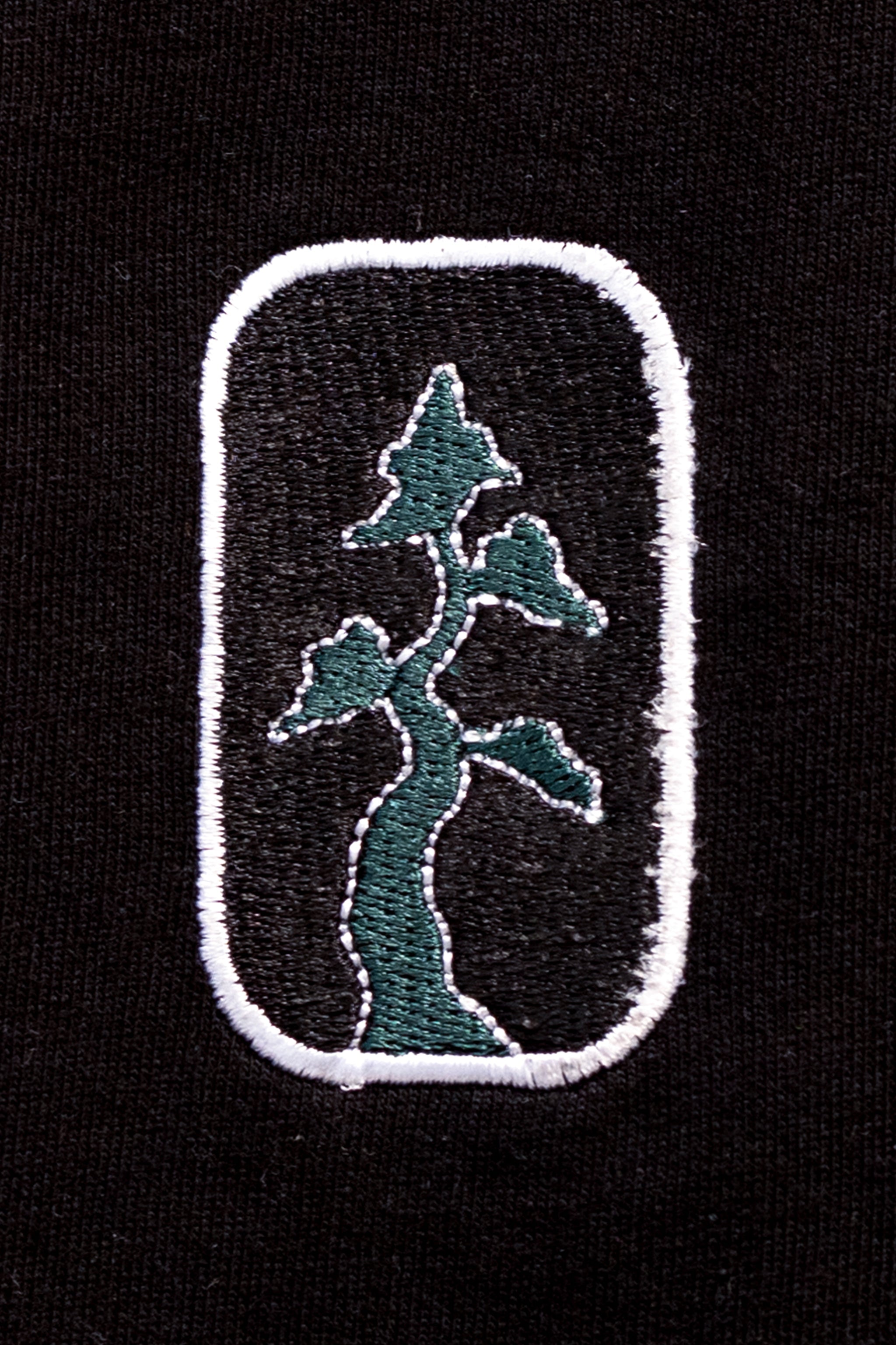 Embroidery Oversized T-Shirt SOUL PALM (Black)